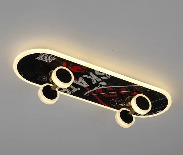 LED Skateboard Ceiling Light