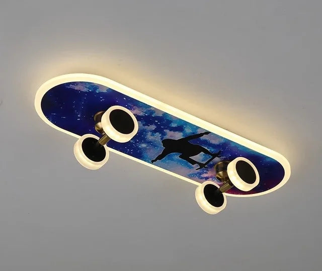 LED Skateboard Ceiling Light