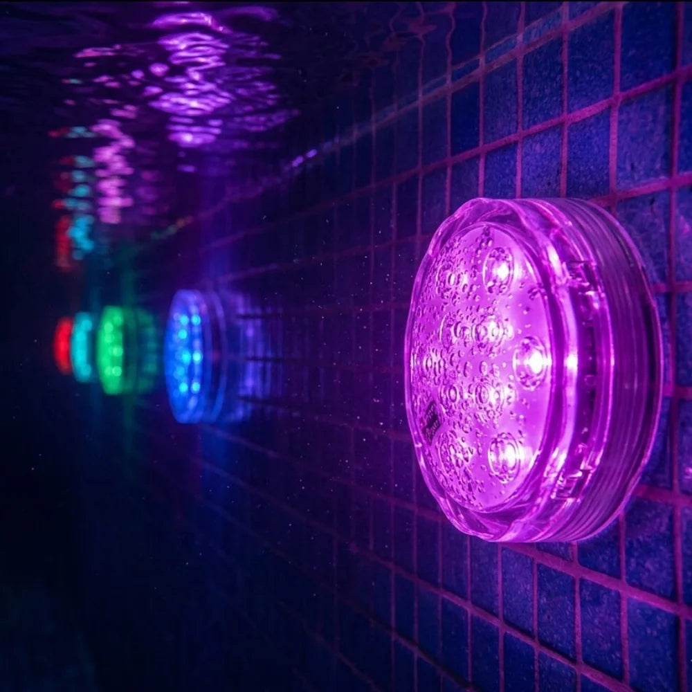 Led submersible pool light rgb ip68 remote control - suction cup mount – view 7