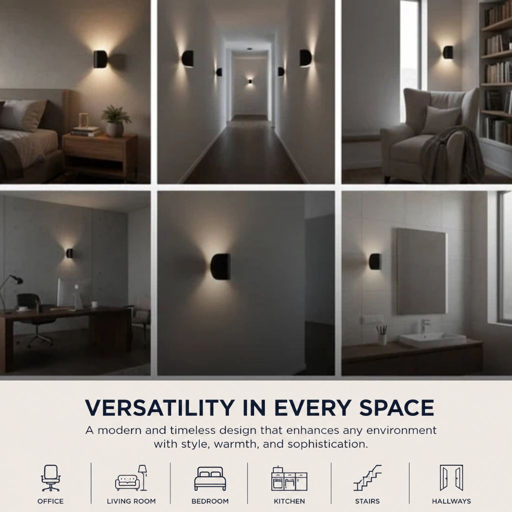 Up & Down Modern Wall Sconce Light