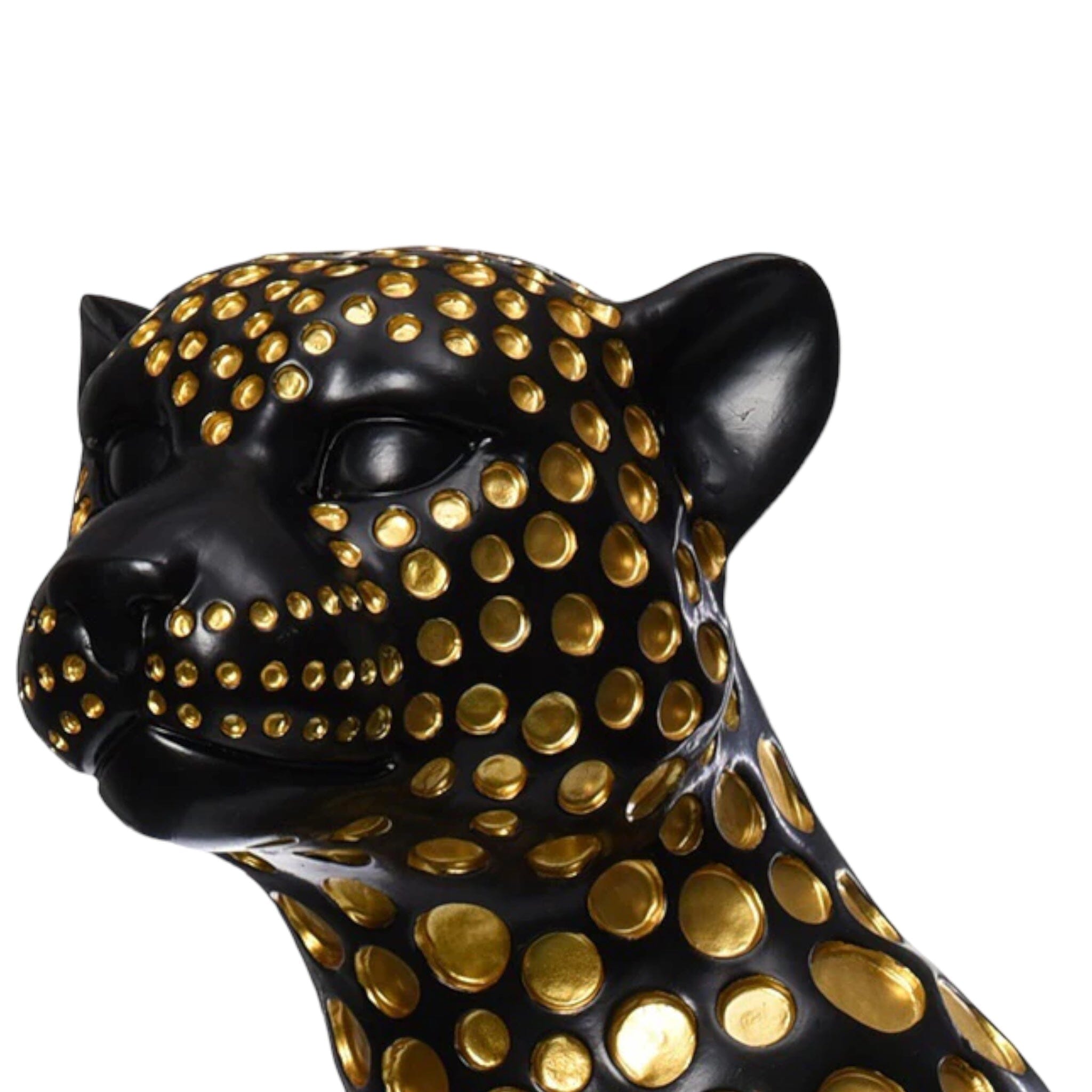 Elegant Leopard Sculpture