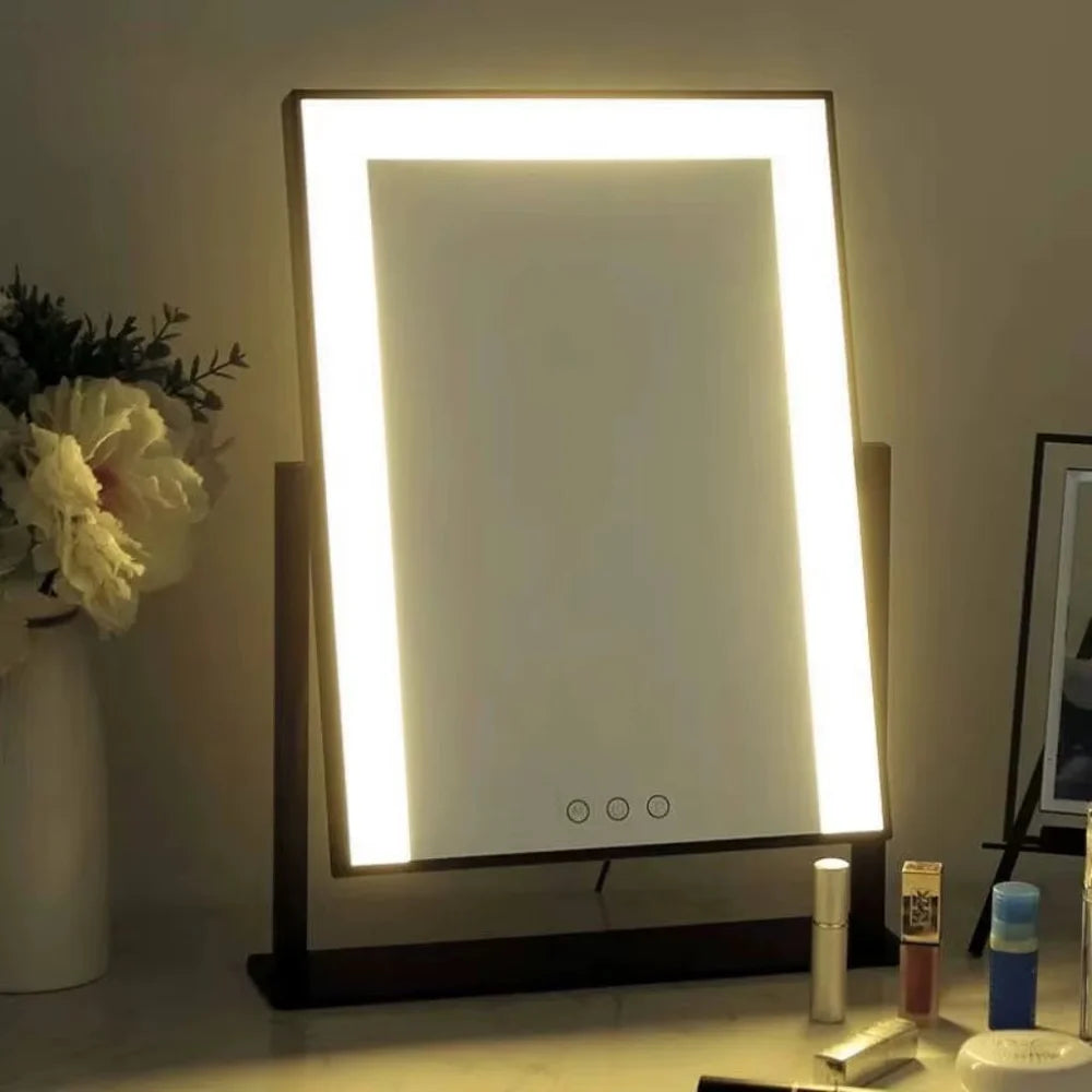 Lighted vanity makeup mirror 3 colour led touch control 15x magnifying – view 12