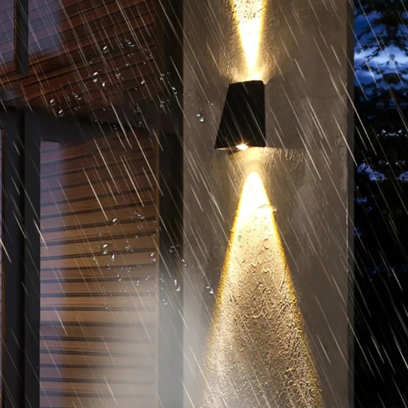 Luciena Outdoor Solar Wall Light Up and Down - Lattea Global