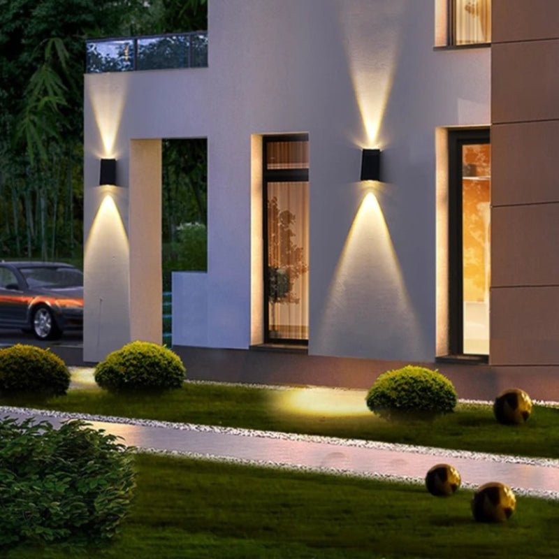 Luciena Outdoor Solar Wall Light Up and Down - Lattea Global