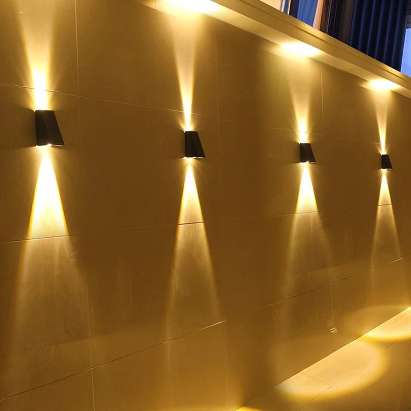 Luciena Outdoor Solar Wall Light Up and Down - Lattea Global