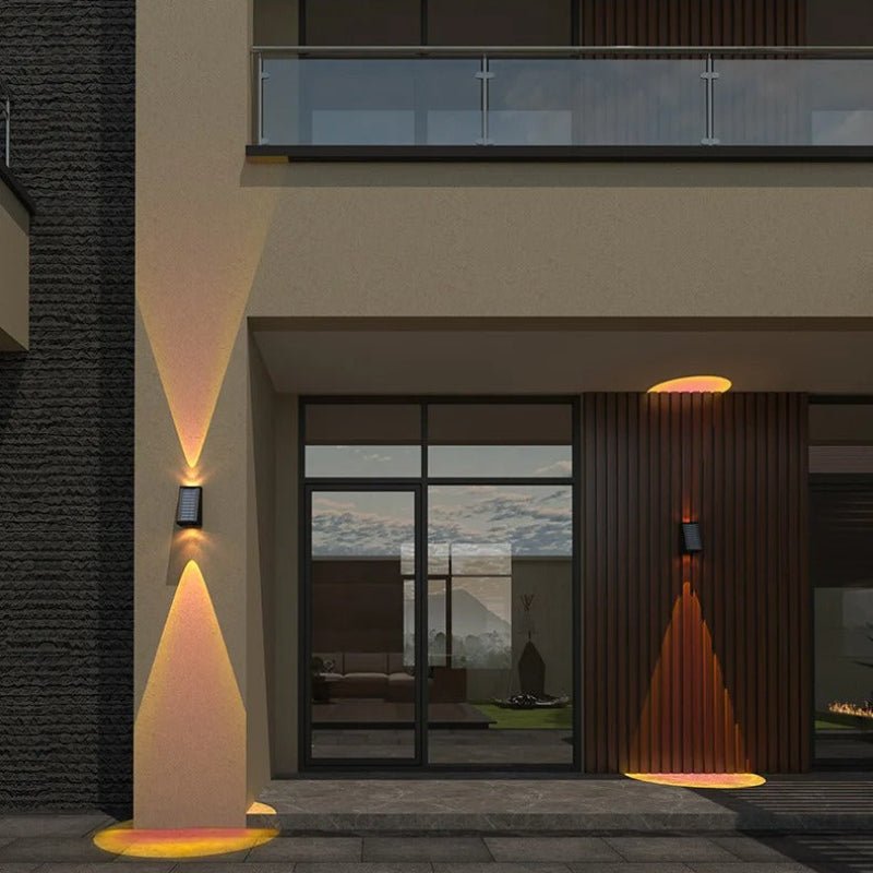 Luciena Outdoor Solar Wall Light Up and Down - Lattea Global