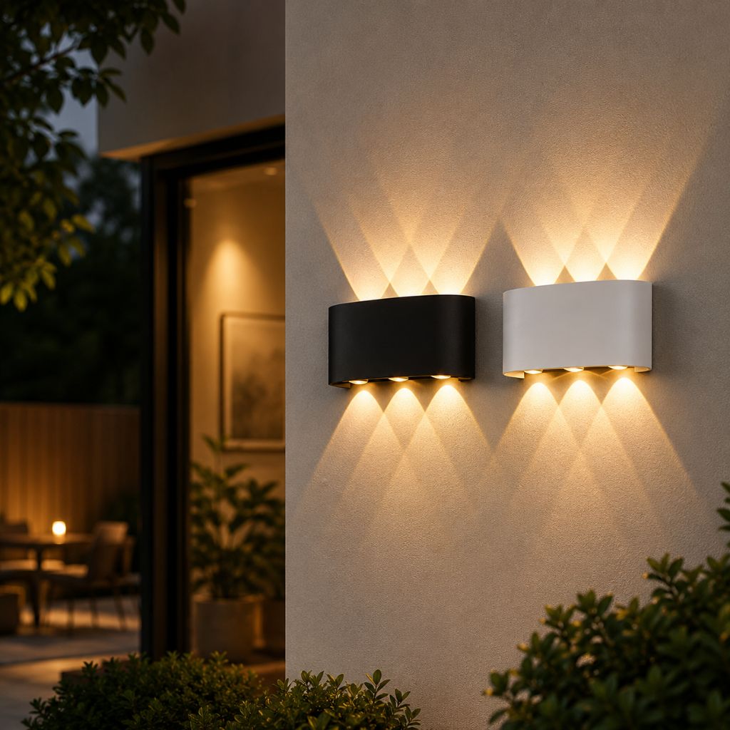 LumiGuard Outdoor & Indoor LED Wall Lamp - Modern Waterproof Light
