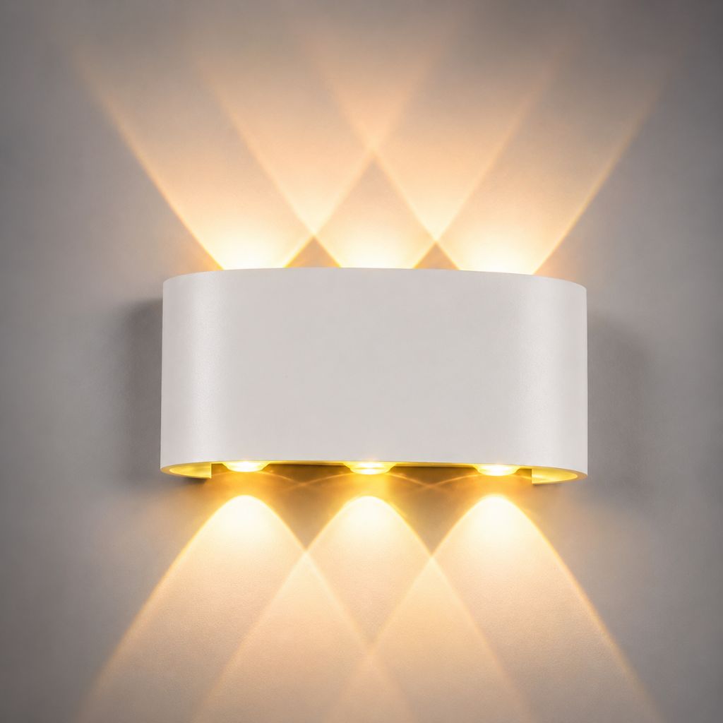 LumiGuard Outdoor & Indoor LED Wall Lamp - Modern Waterproof Light