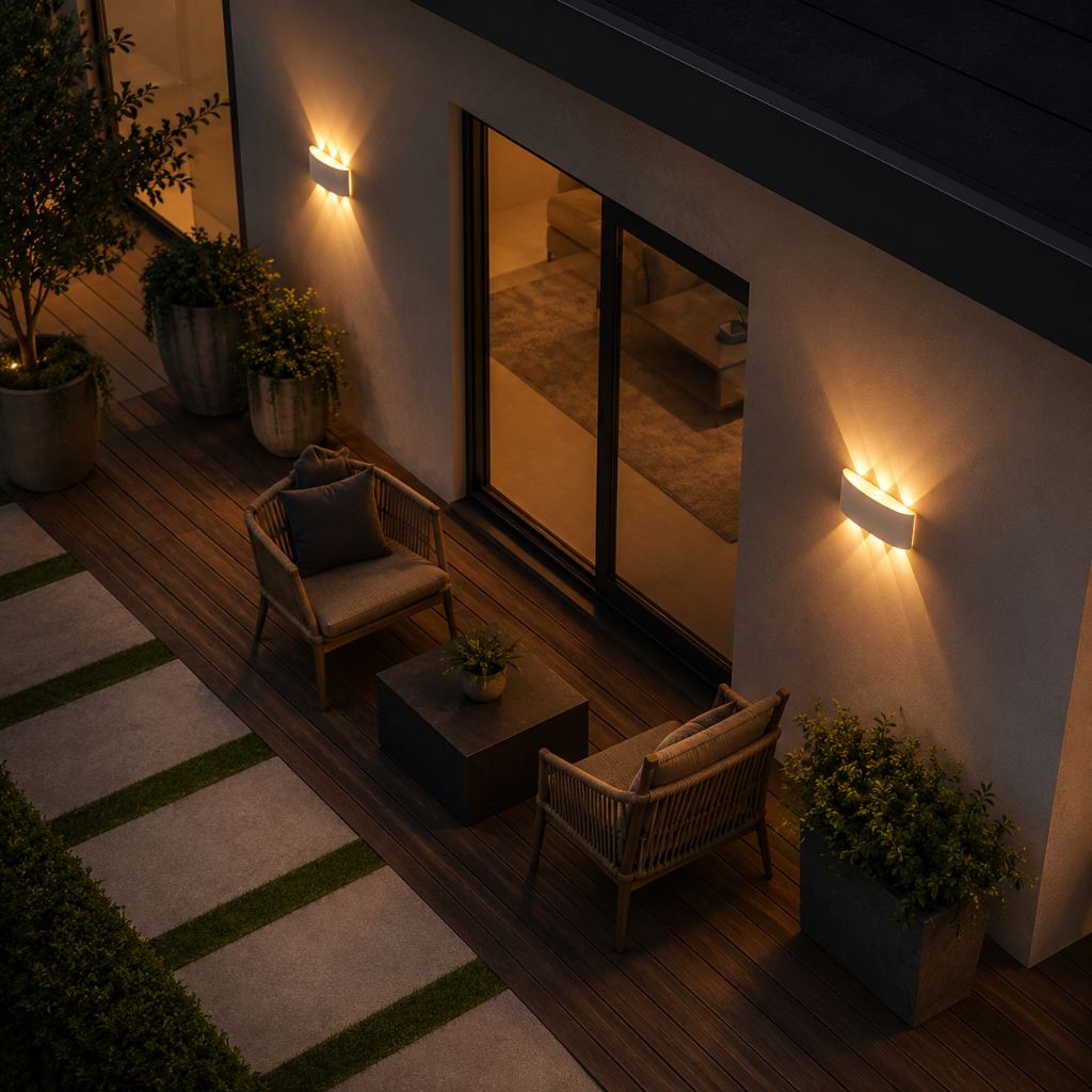 LumiGuard Outdoor & Indoor LED Wall Lamp - Modern Waterproof Light