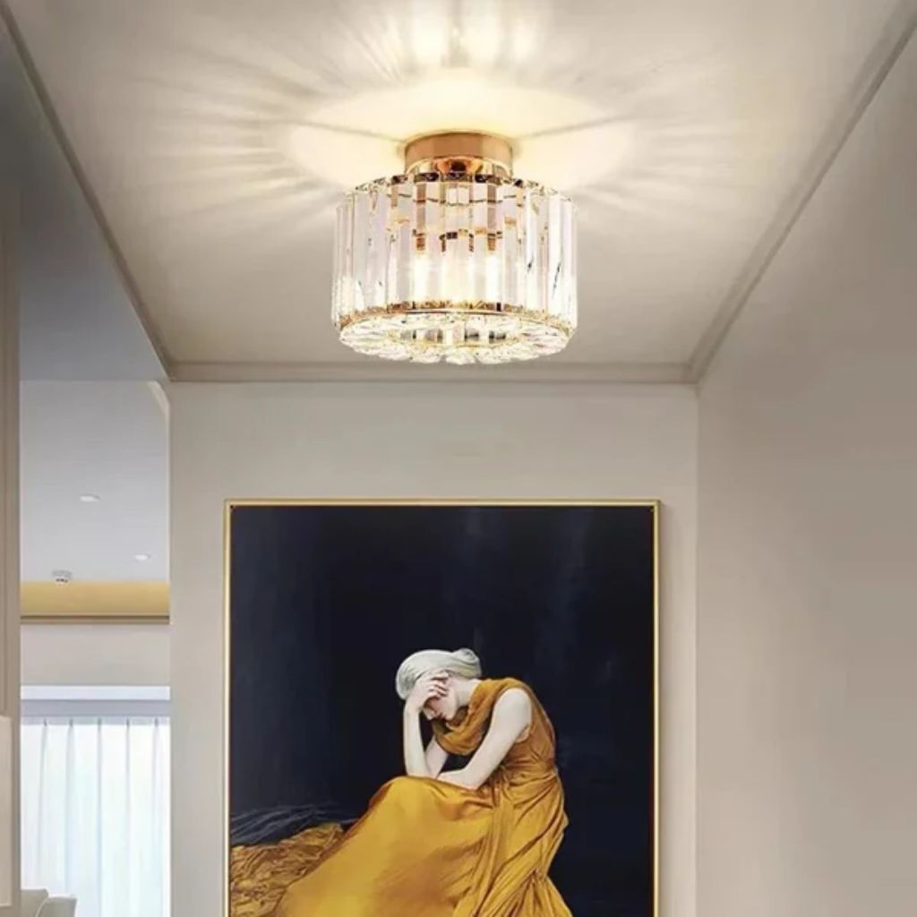 Luxury Crystal Ceiling Lamp – Elegant & Timeless Illumination