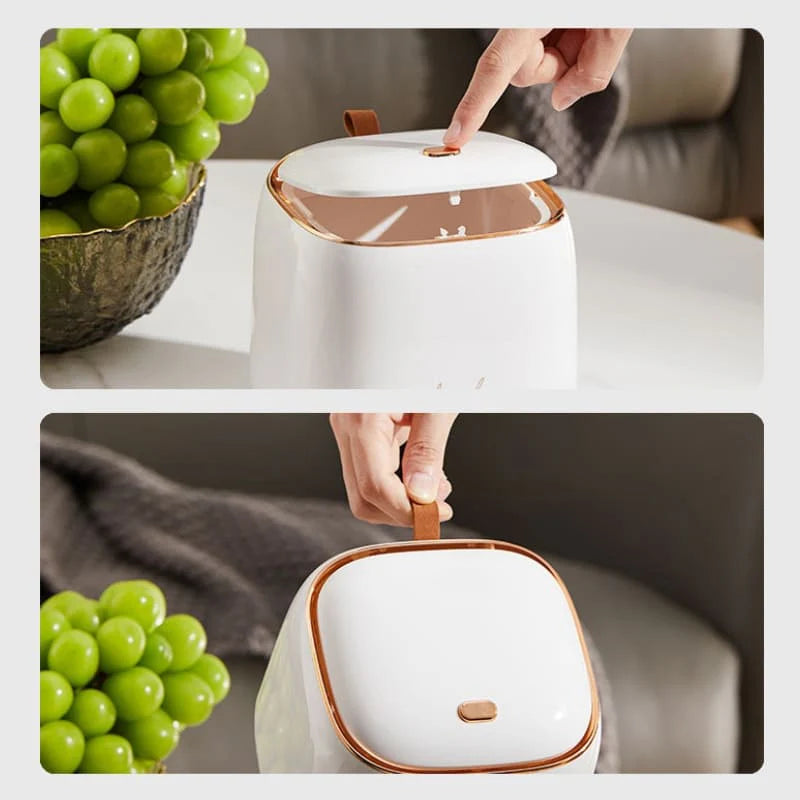 Luxury Decorative Table Trash Bin Lattea