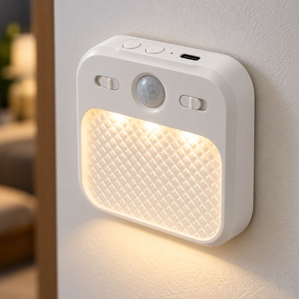 Magnetic Rechargeable LED Night Light with Motion Sensor