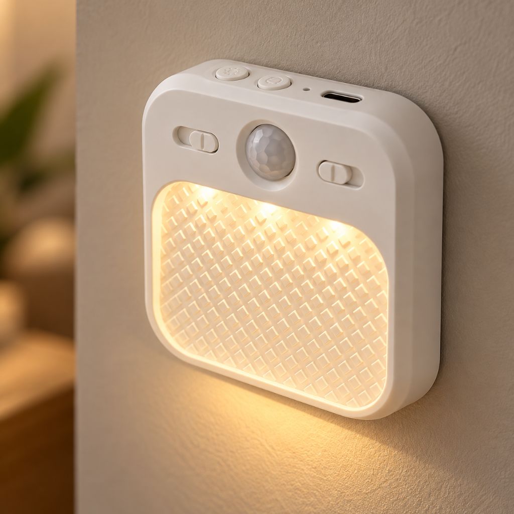 Magnetic Rechargeable LED Night Light with Motion Sensor