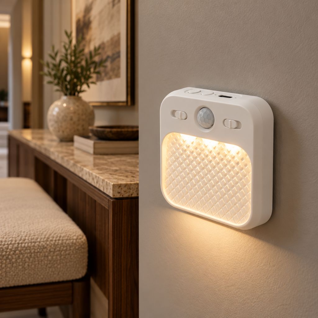 Magnetic Rechargeable LED Night Light with Motion Sensor