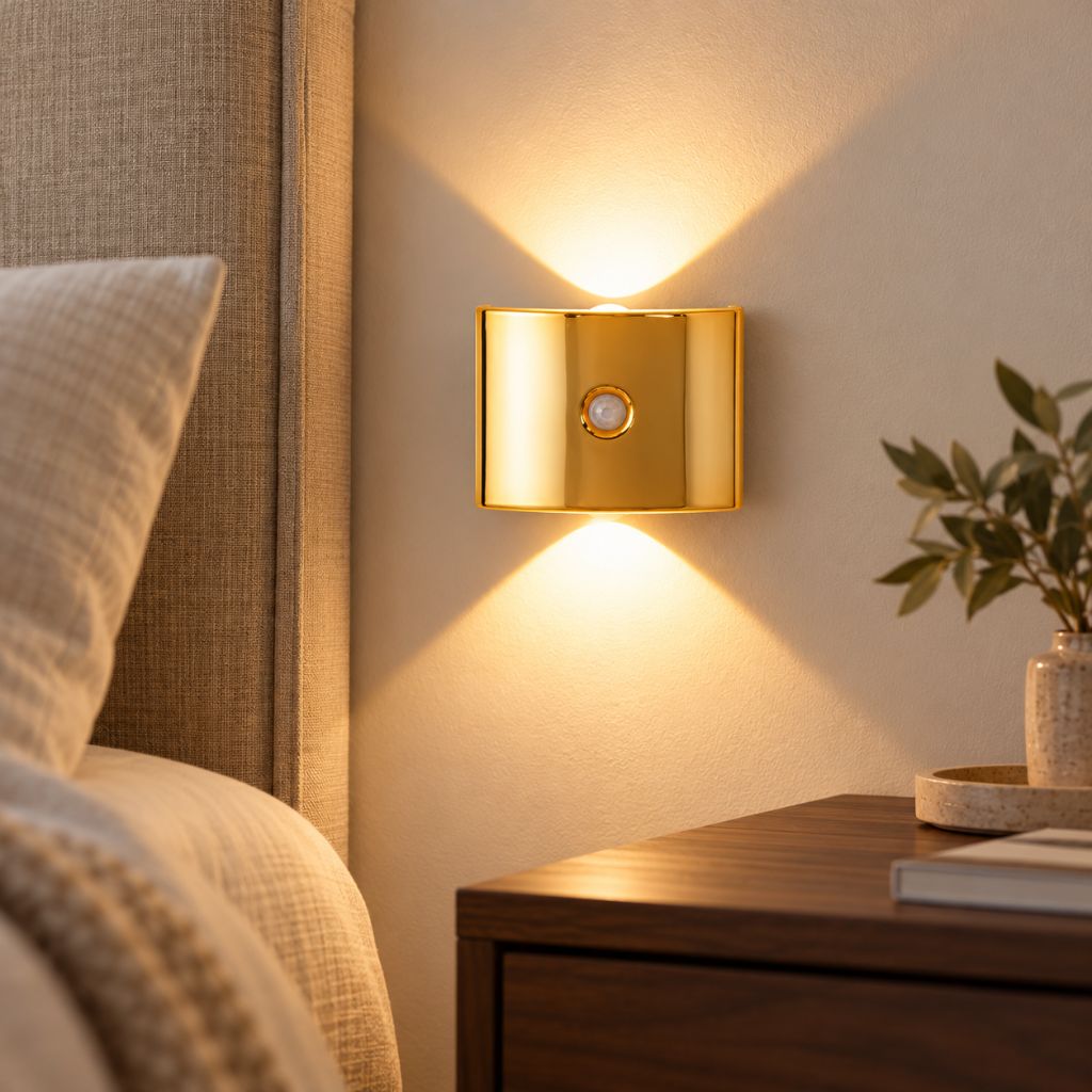 Set Of 2 Magnetic Rechargeable LED Wall Light with Motion Sensor