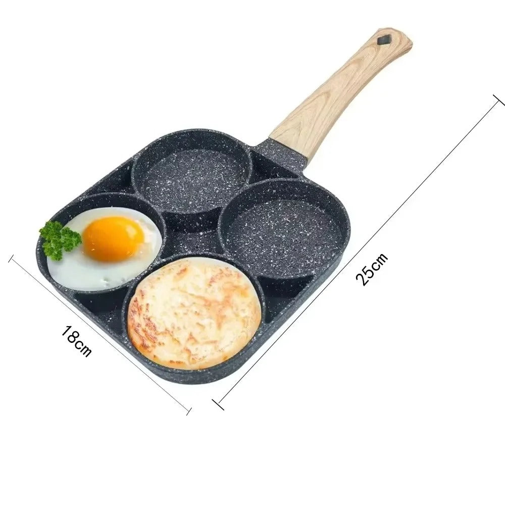 4-Cup Nonstick Egg Frying Pan – Stone Coating