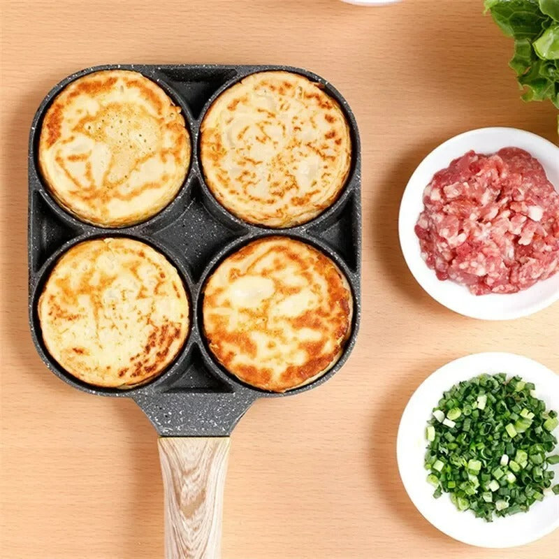 4-Cup Nonstick Egg Frying Pan – Stone Coating