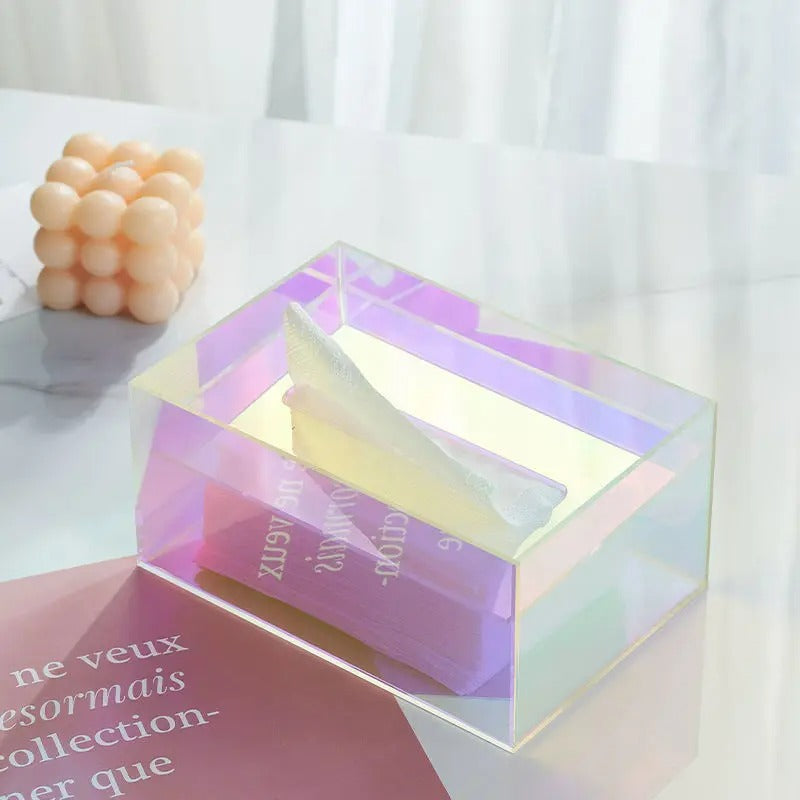 Colorful Acrylic Tissue Box Holder