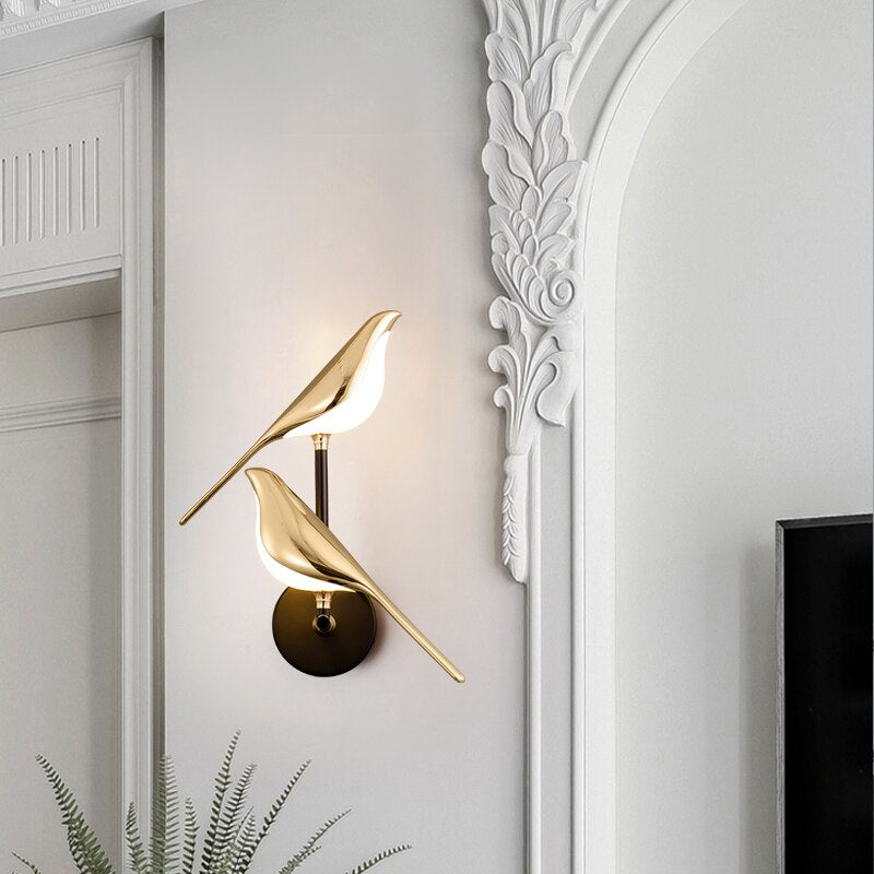 Bird-Inspired LED Wall Sconce