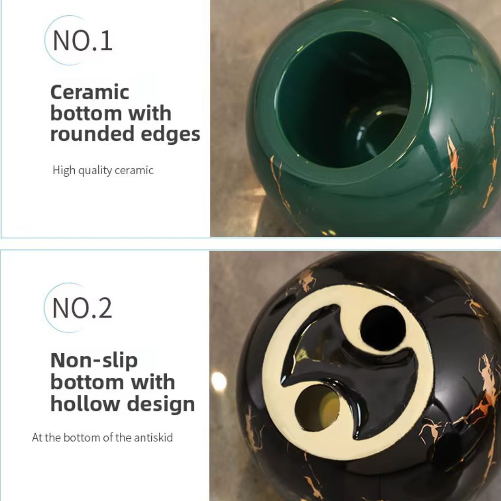 Marble Toilet Brush and Holder