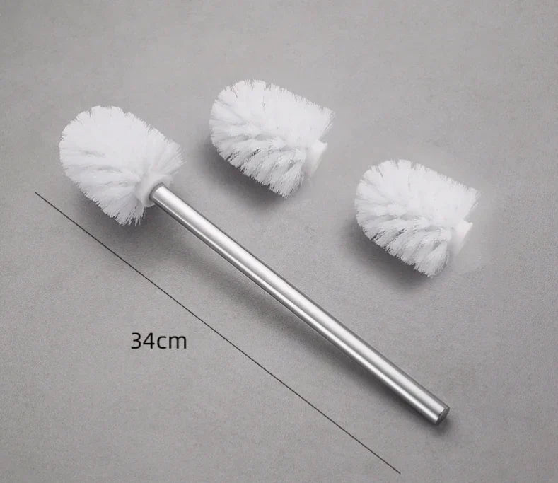 Marble Toilet Brush and Holder