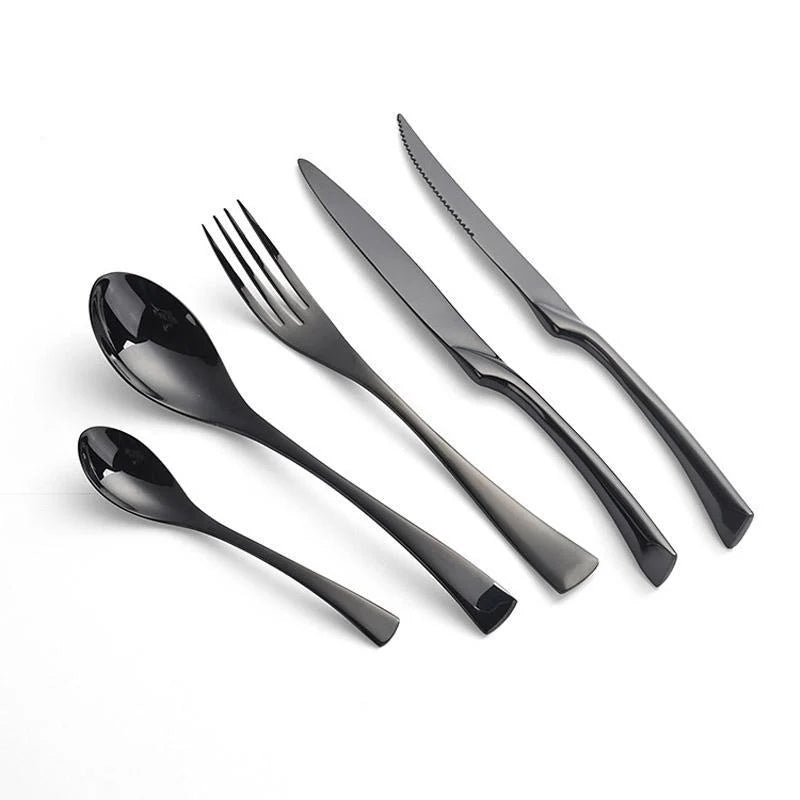 Maya Flatware Set – Premium 18/10 Stainless Steel & Chef - Designed - Lattea Global