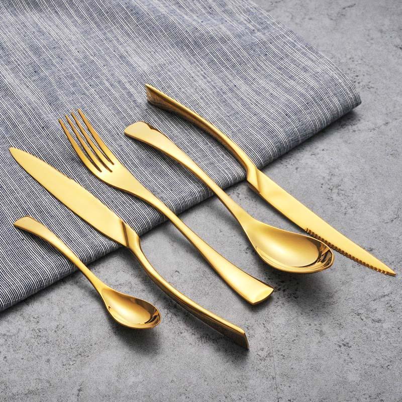 Maya Flatware Set – Premium 18/10 Stainless Steel & Chef - Designed - Lattea Global