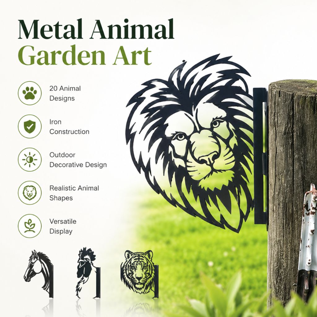 Metal Animal Garden Art