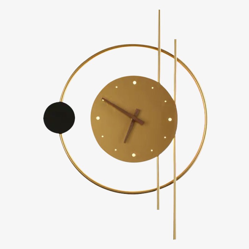 Metal Frame Wall Clock with LED Backlight - Lattea Global