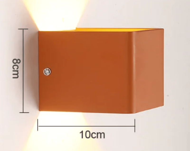 Mini Square Up Down LED Wall Sconce - Lattea Global