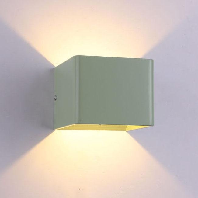 Mini Square Up Down LED Wall Sconce - Lattea Global