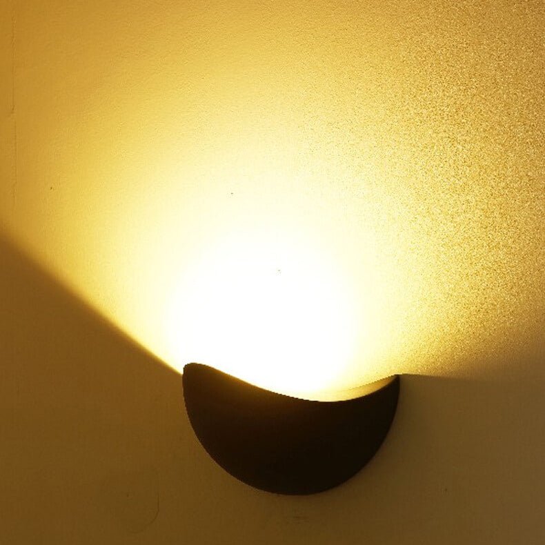 Minimalist Half - Round LED Wall Light - Lattea Global