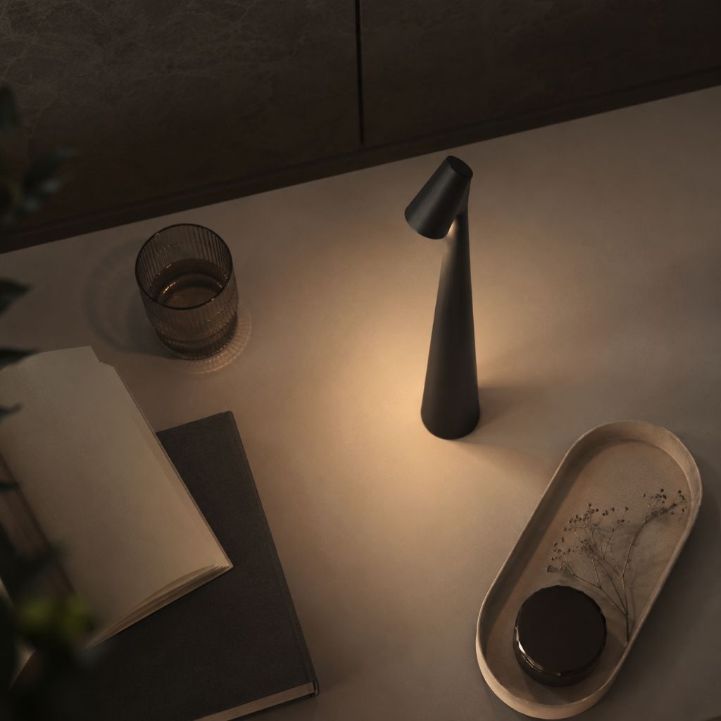 Minimalist Nordic Cordless LED Table Lamp with Touch Control