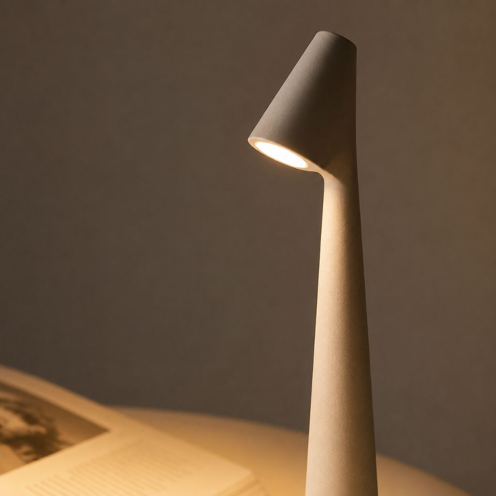 Minimalist Nordic Cordless LED Table Lamp with Touch Control
