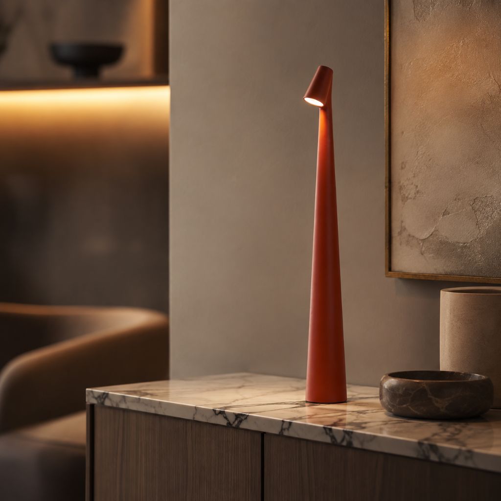 Minimalist Nordic Cordless LED Table Lamp with Touch Control