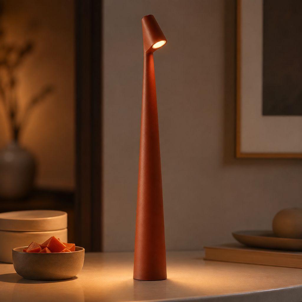 Minimalist Nordic Cordless LED Table Lamp with Touch Control