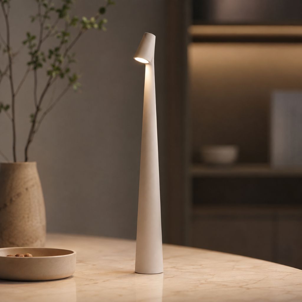 Minimalist Nordic Cordless LED Table Lamp with Touch Control