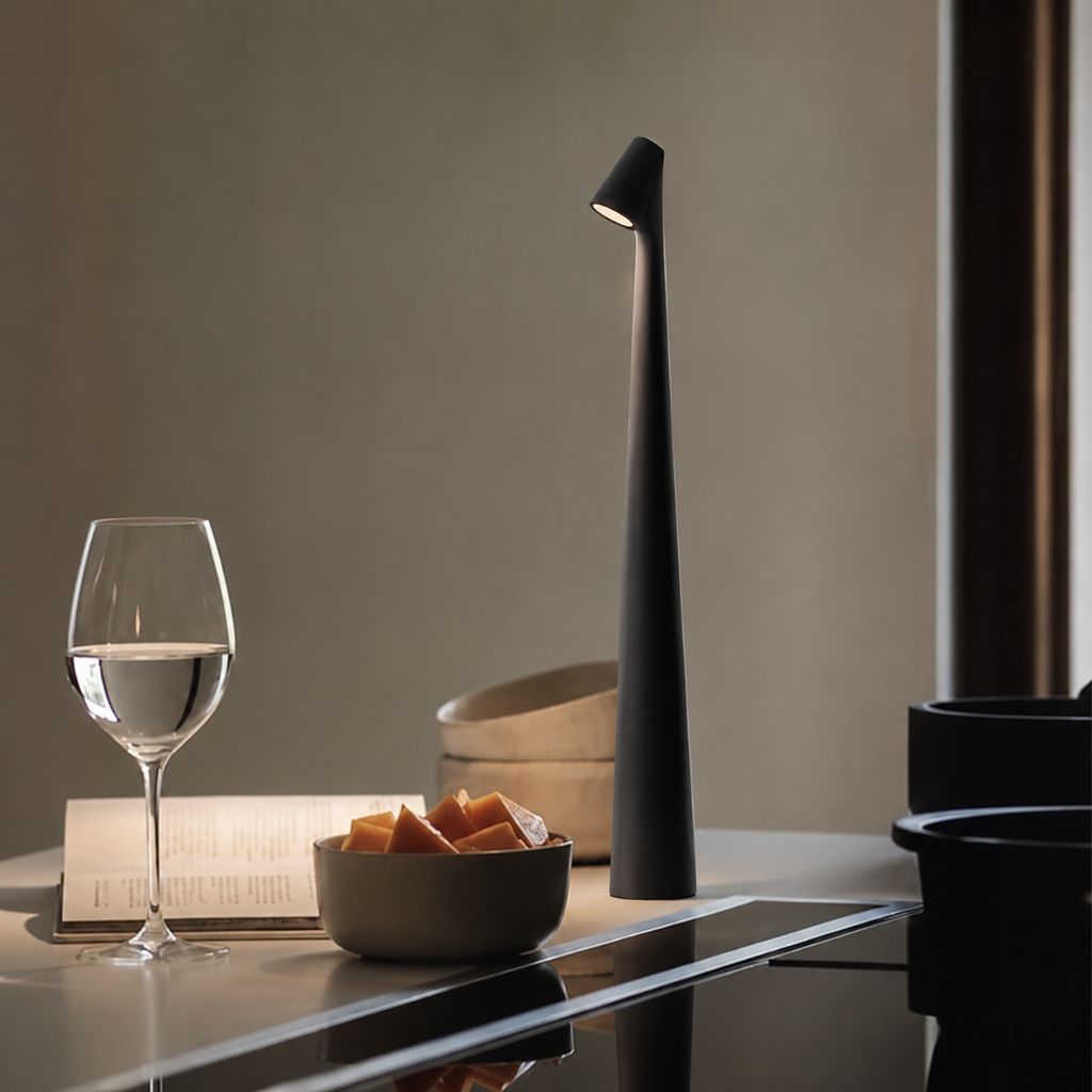 Minimalist Nordic Cordless LED Table Lamp with Touch Control