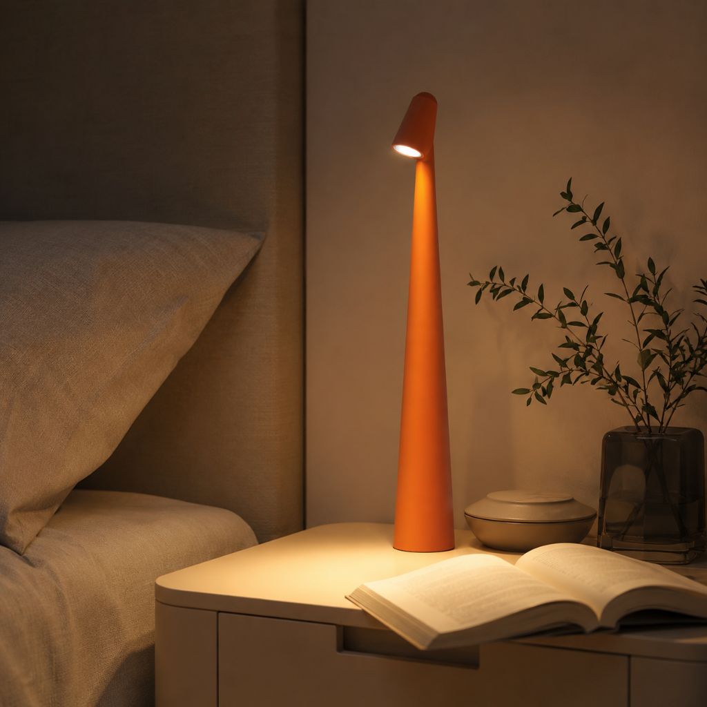Minimalist Nordic Cordless LED Table Lamp with Touch Control