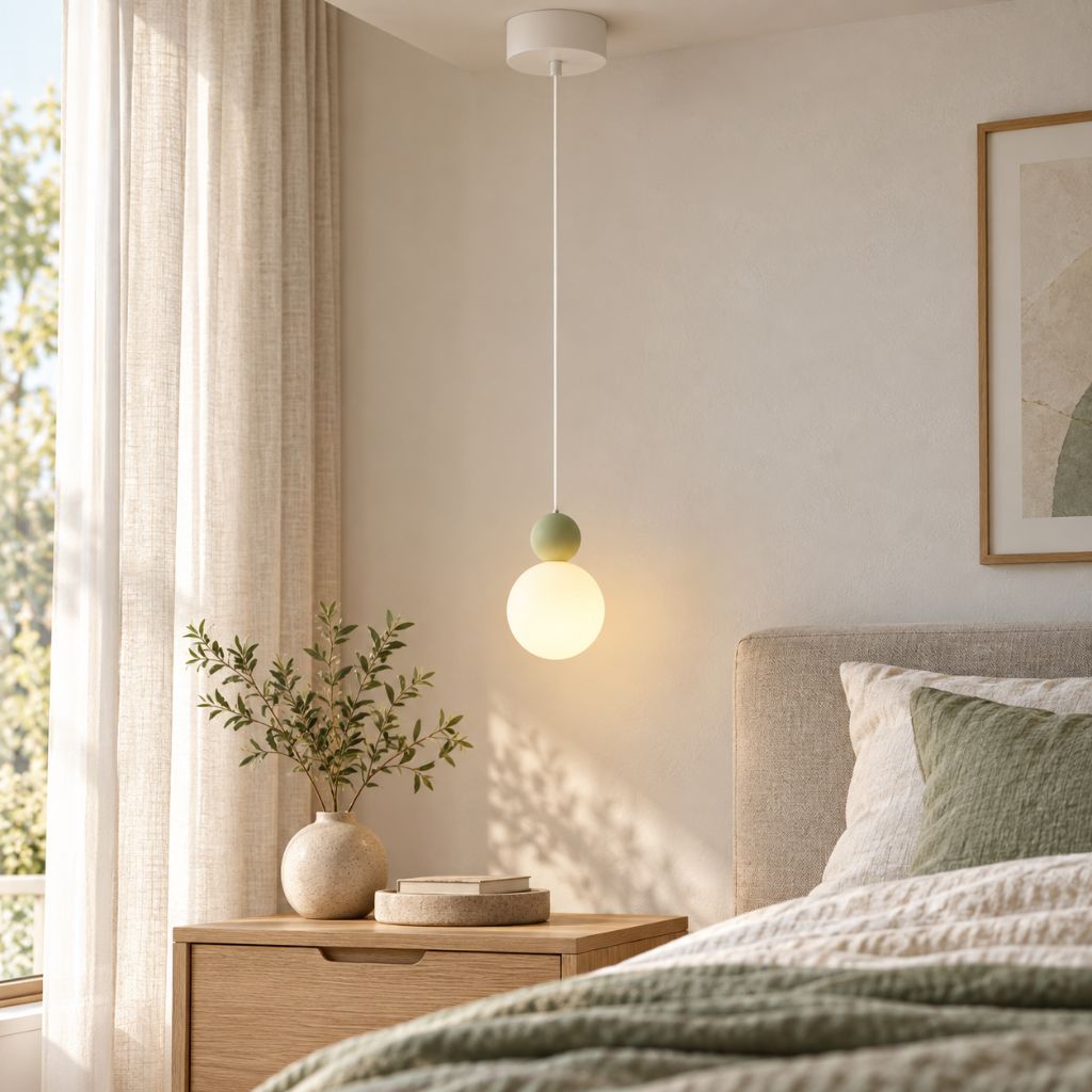 Minimalist Nordic Globe Pendant Light