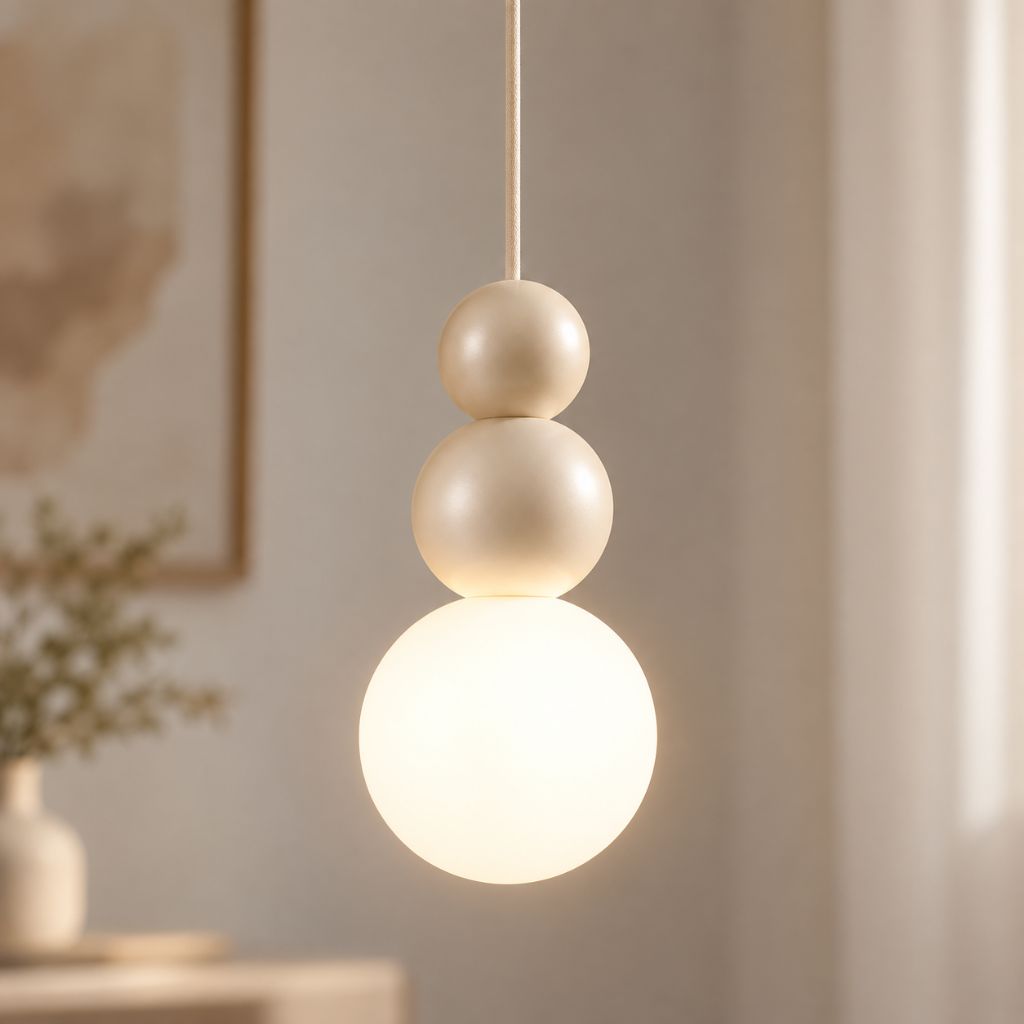 Minimalist Nordic Globe Pendant Light