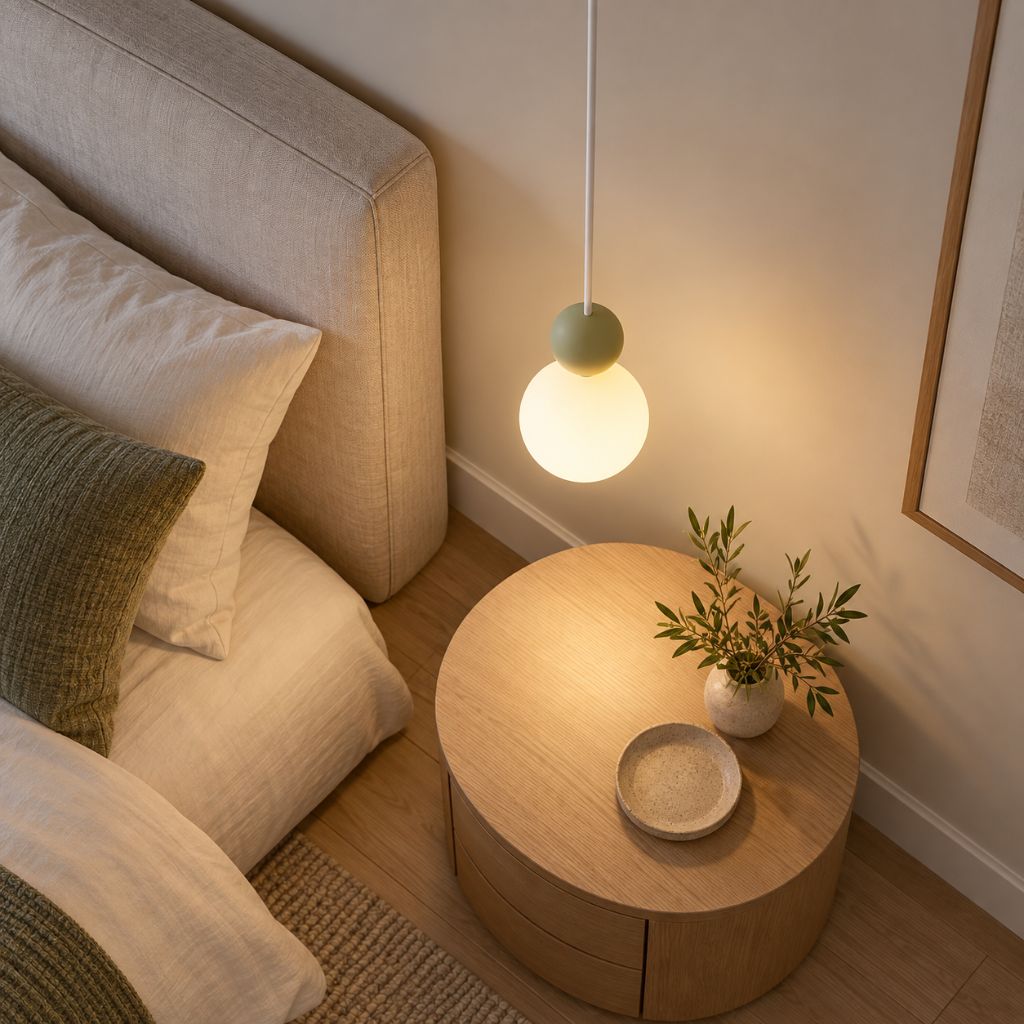 Minimalist Nordic Globe Pendant Light