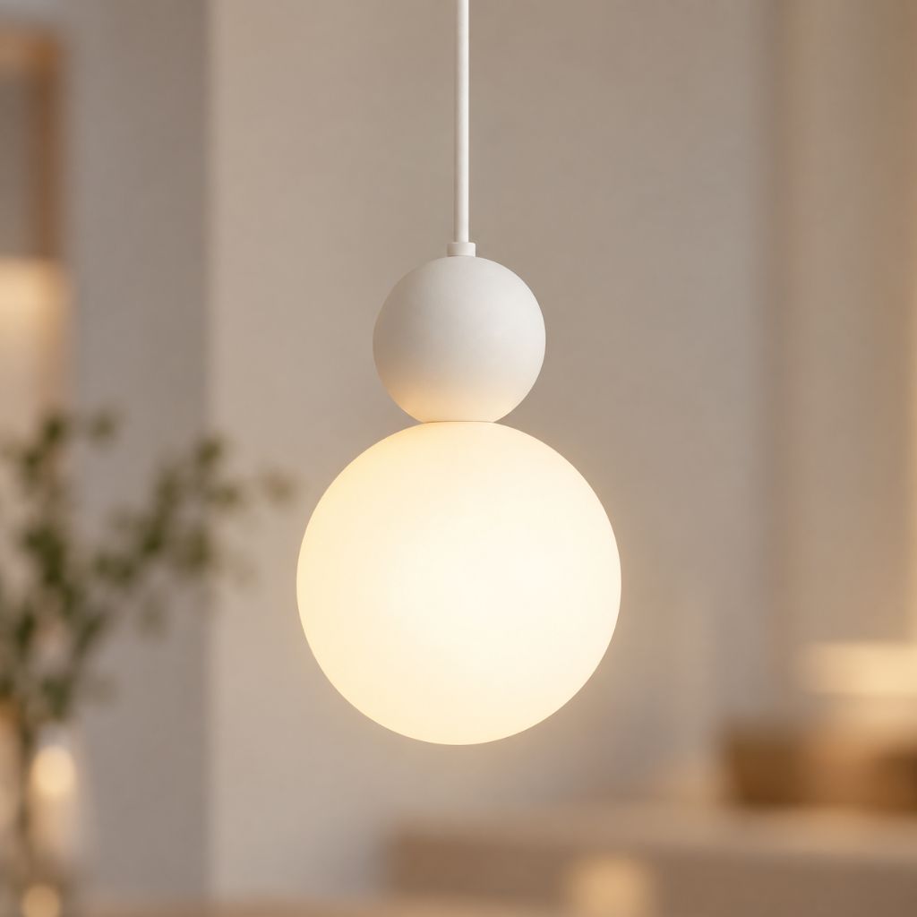 Minimalist Nordic Globe Pendant Light