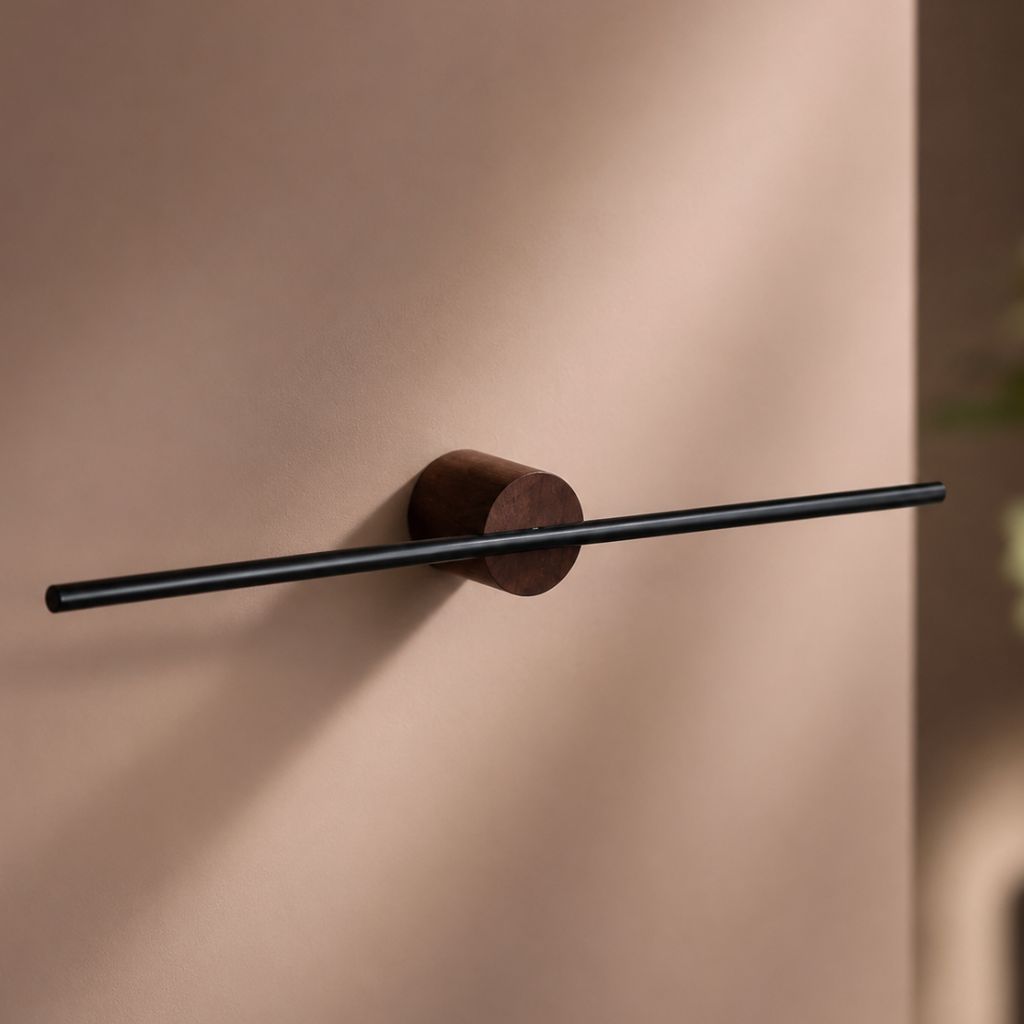 Minimalist Wall-Mounted Towel Bar