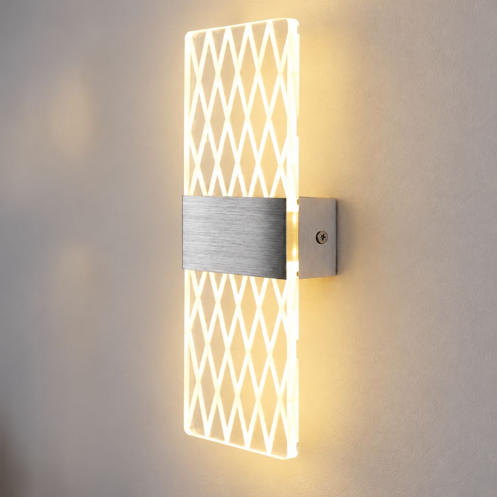 Modern Acrylic LED Wall Light with Touch On/Off Switch 6W