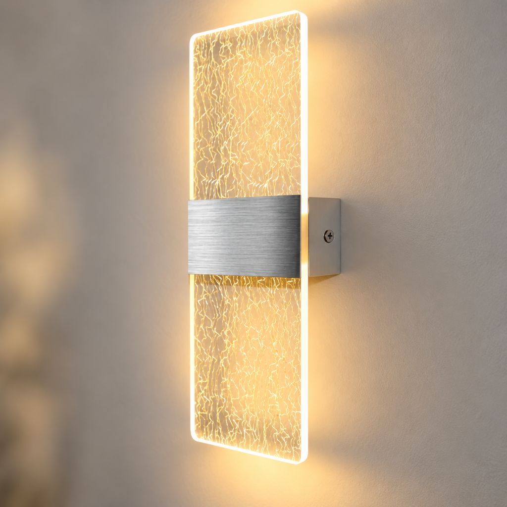 Modern Acrylic LED Wall Light with Touch On/Off Switch 6W