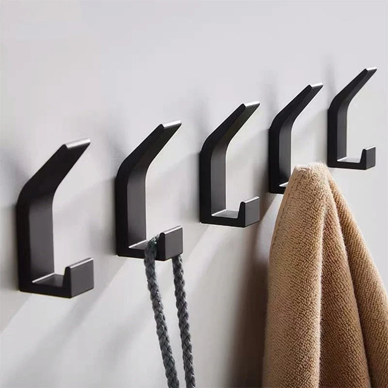 Modern Aluminum Wall Hooks for Bathroom