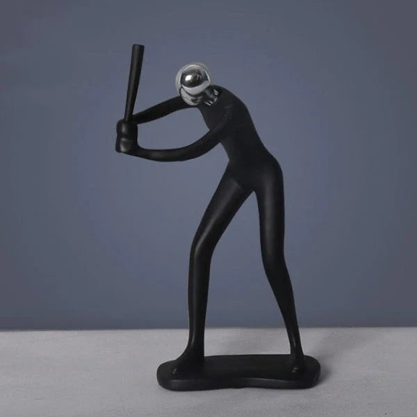 Modern Athletic Handcrafted Sports Sculpture