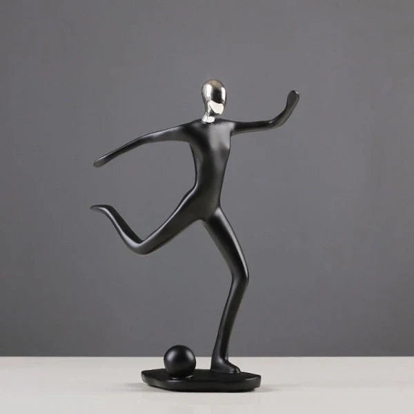 Modern Athletic Handcrafted Sports Sculpture