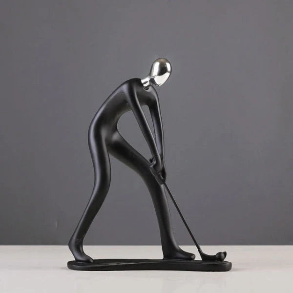 Modern Athletic Handcrafted Sports Sculpture